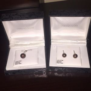 Necklace and earrings. Never worn